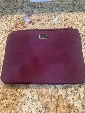 kate spade Plum Zip Tablet Sleeve in Deep Berry